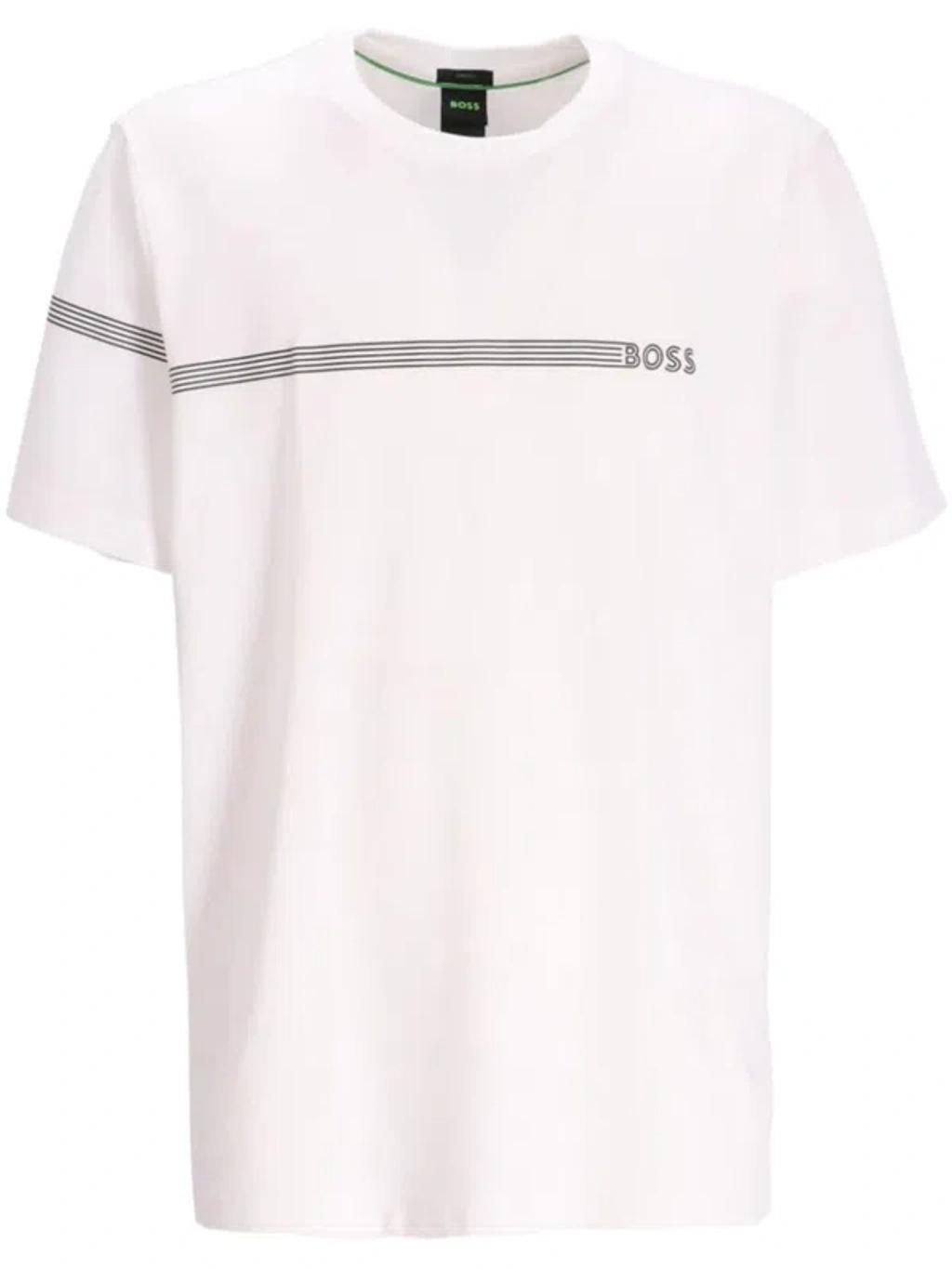 Logo-print T-shirt In White Product Image