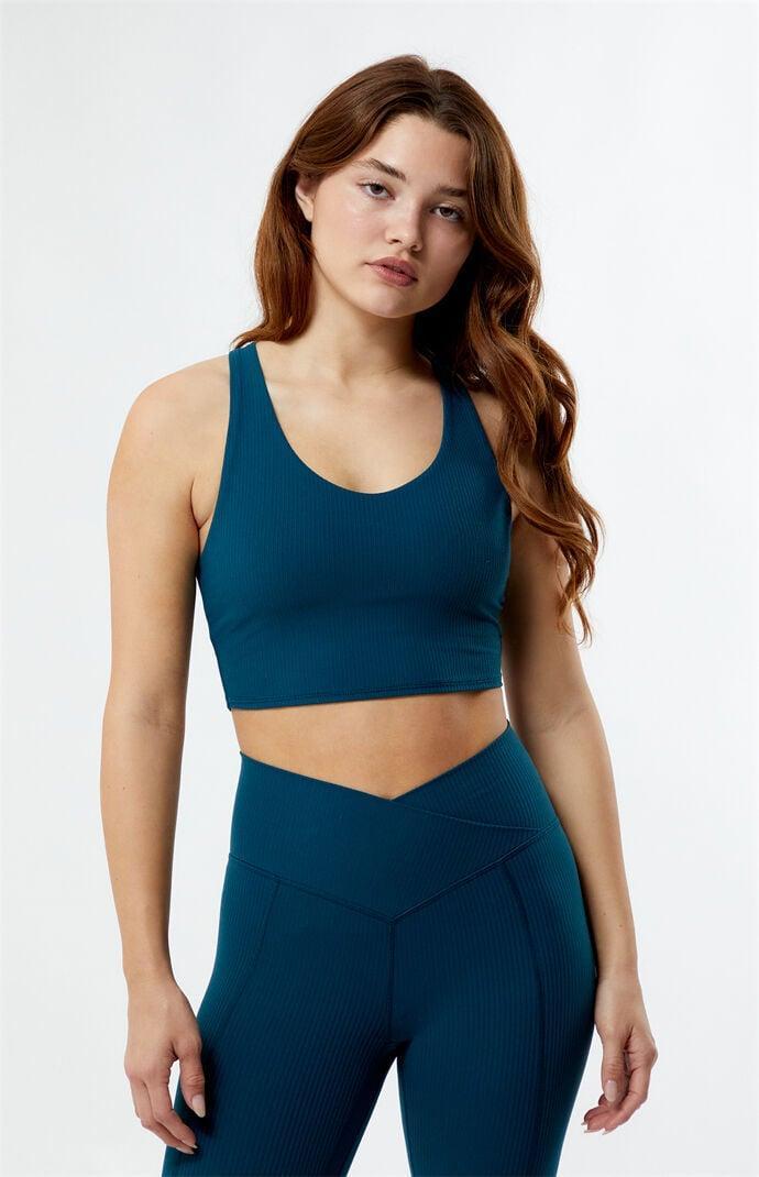 PAC 1980 Women's Active Motion Ribbed V-Neck Sports Bra Product Image