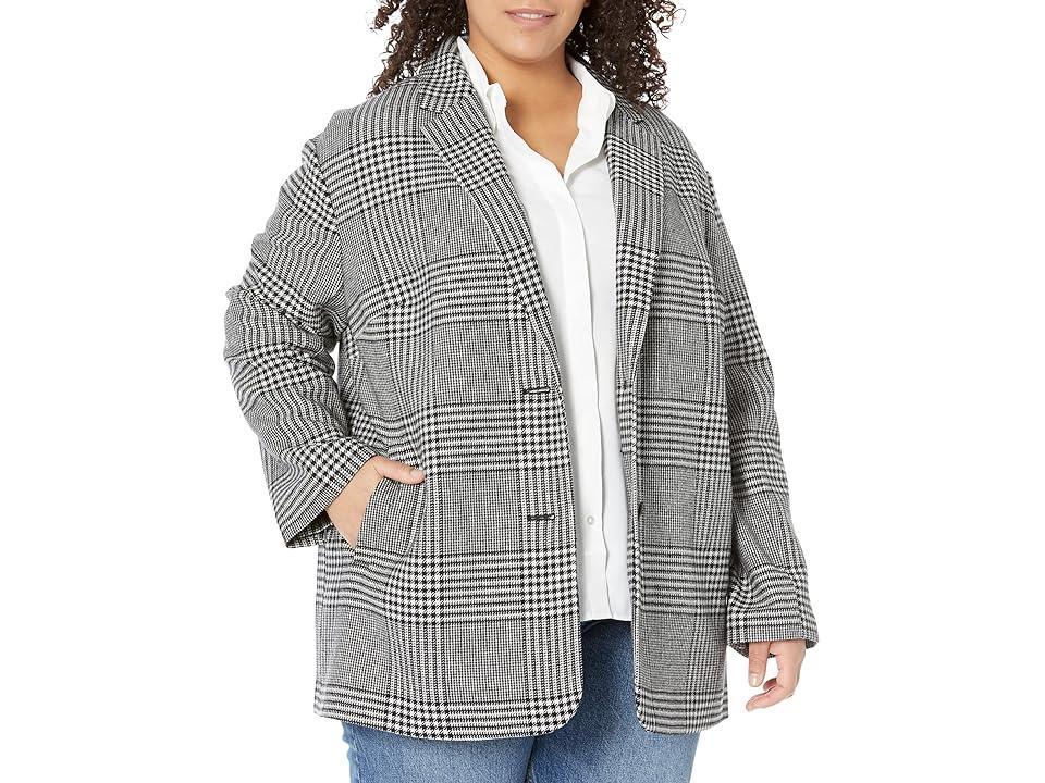 Madewell Plus Oversized Dorset Blazer in Adkins Plaid (Tiarnan Glen Plaid) Women's Coat Product Image