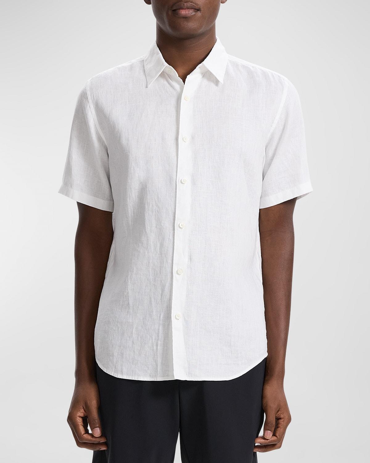 Mens Irving Linen Short-Sleeve Shirt Product Image