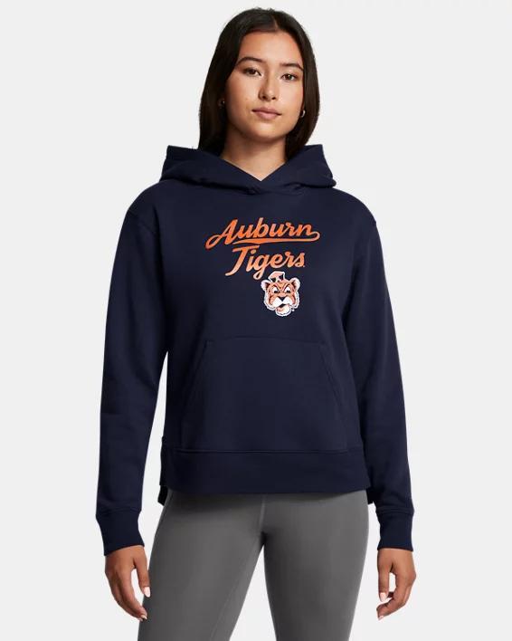 Womens UA Rival Fleece Collegiate Hoodie Product Image