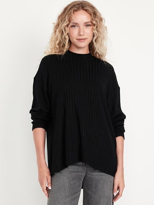 Cozy Mock-Neck Tunic Product Image