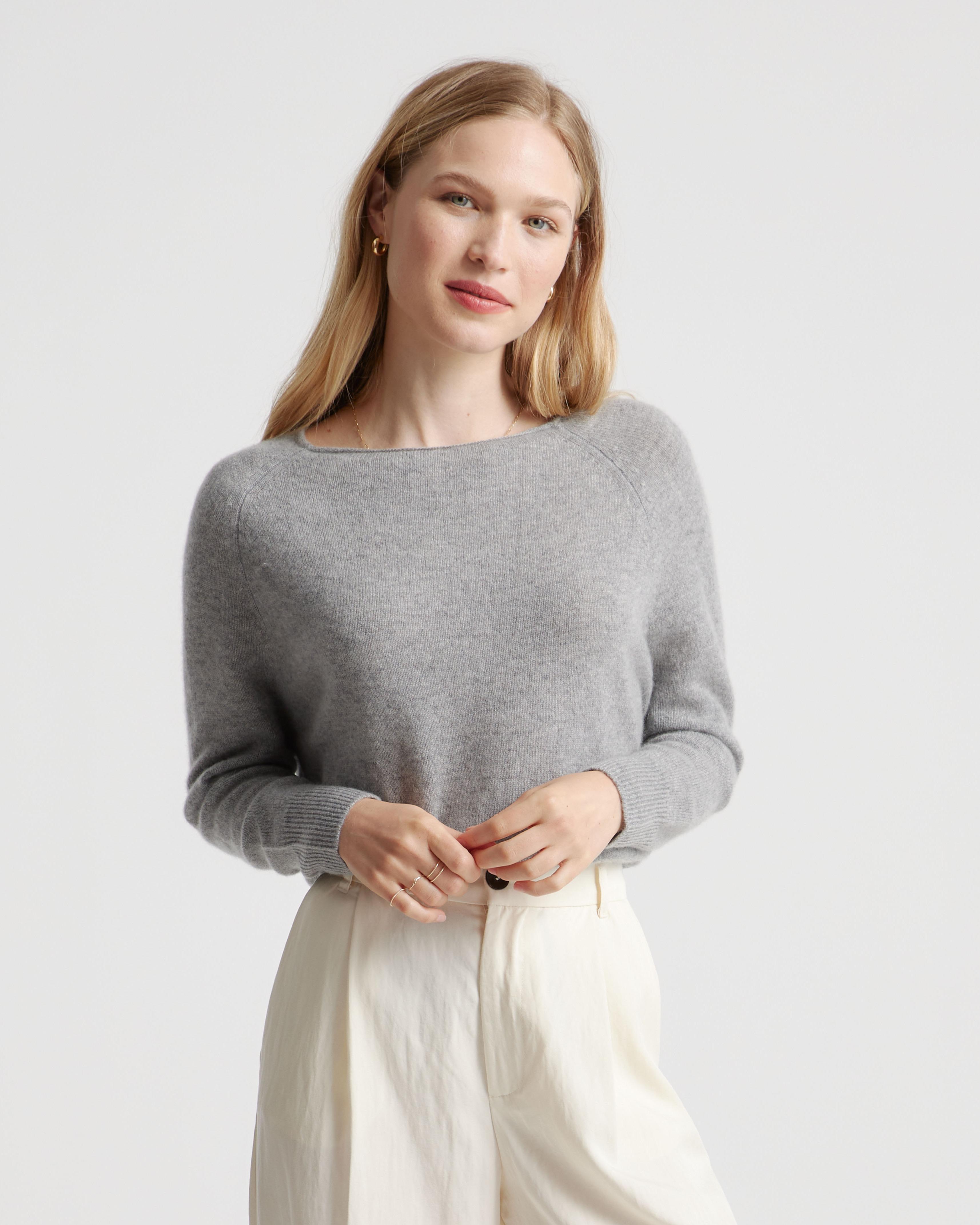 Mongolian Cashmere Boatneck Sweater Product Image