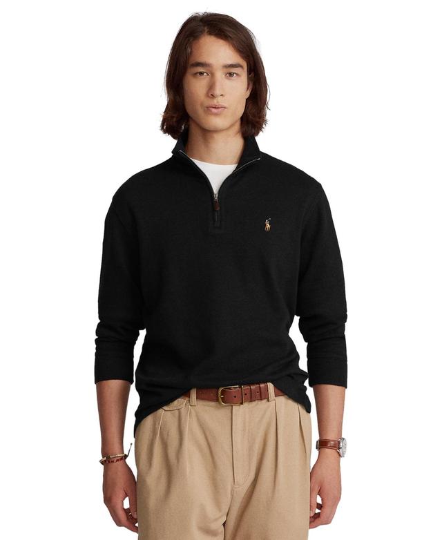 Polo Ralph Lauren Mens Estate-Rib Cotton Quarter-Zip Pullover Product Image