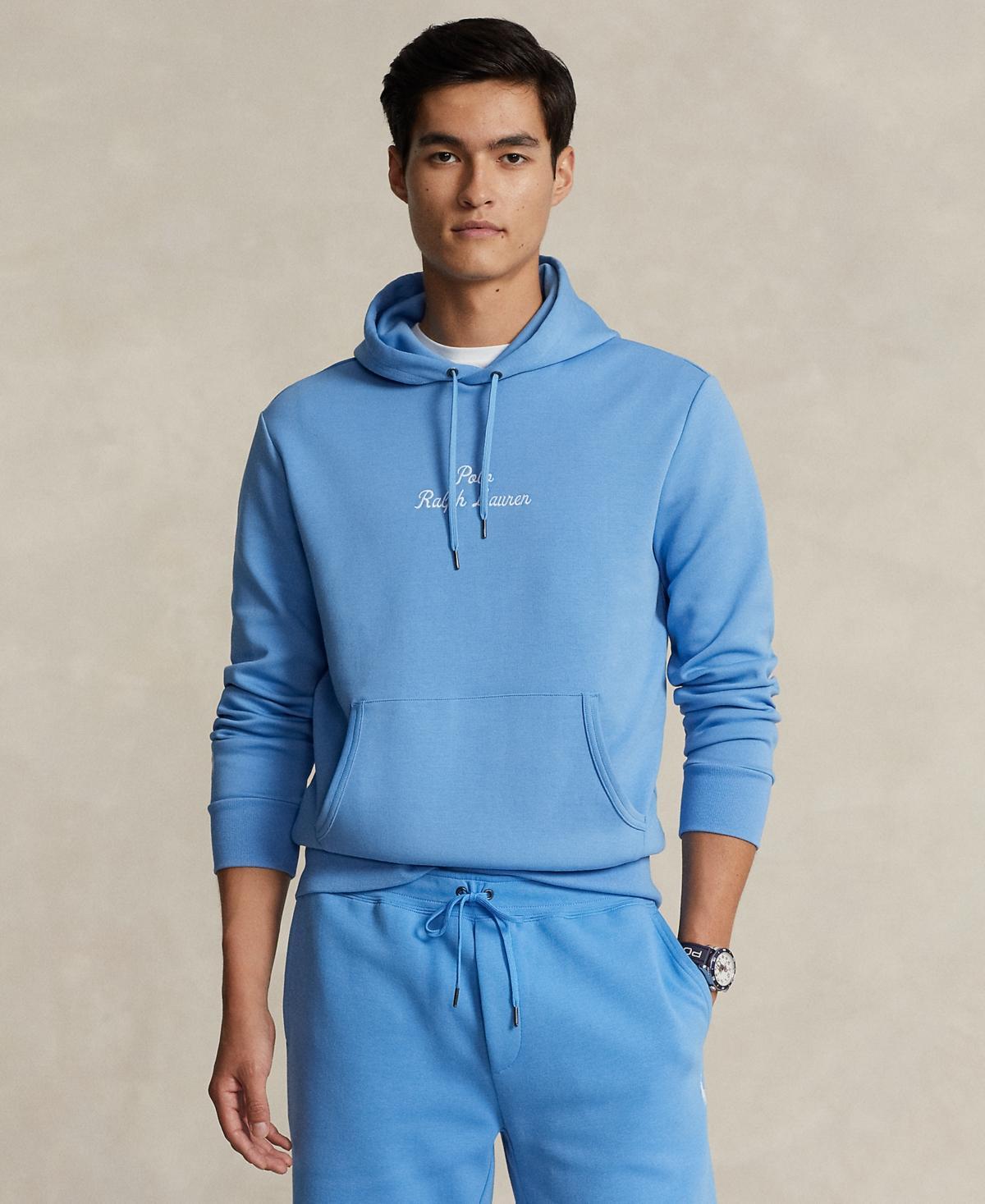 Polo Ralph Lauren Mens Logo Double-Knit Hoodie Product Image