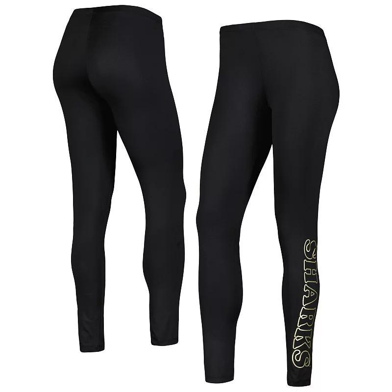 Womens G-III Sports by Carl Banks Black San Jose Sharks Stadium Leggings Product Image