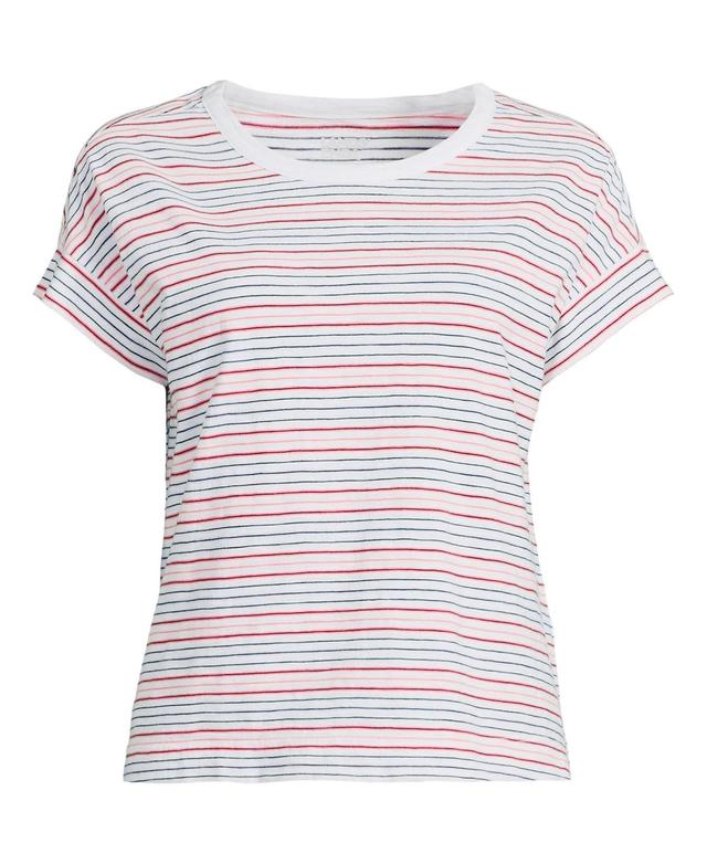 Womens Lands End Short Sleeve Boxy Slub Tee Product Image