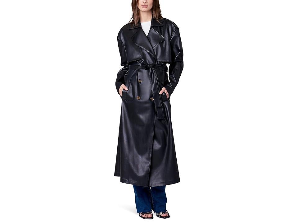 Blank NYC Leather Trench Coat Women's Coat product image