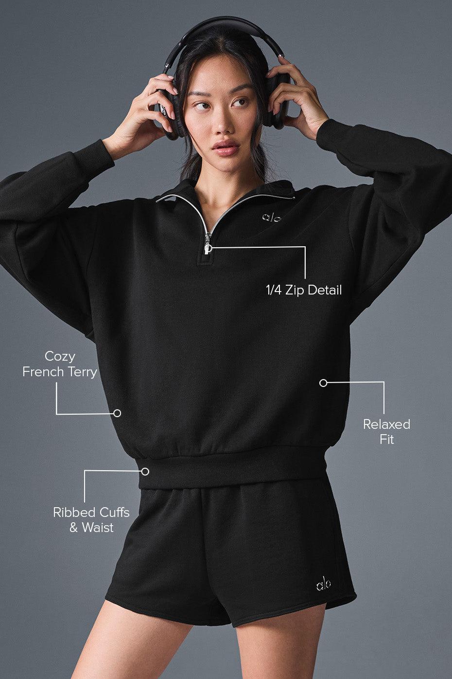 Accolade 1/4 Zip Pullover - Black Product Image