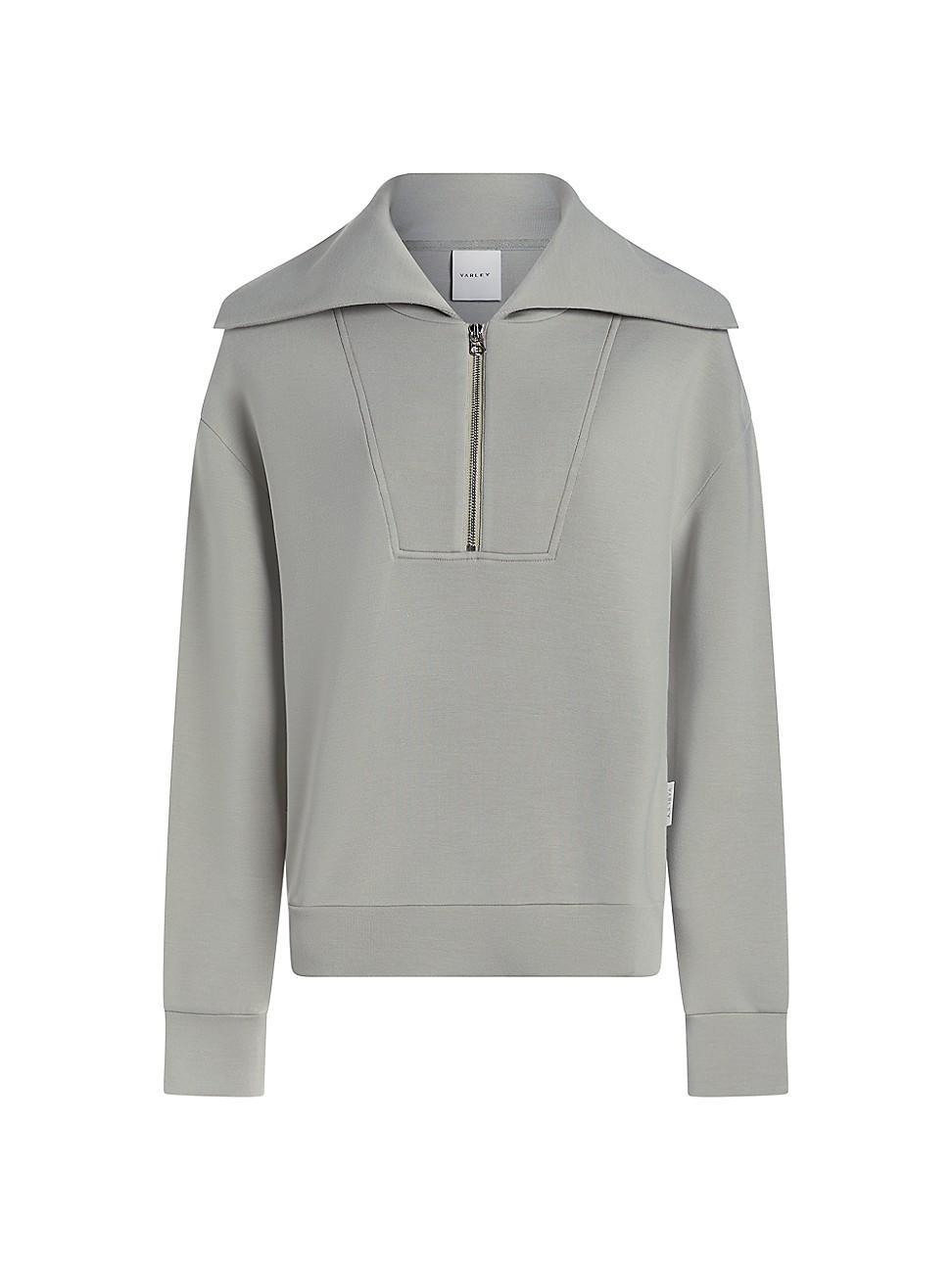 Womens Yates Ribbed Half-Zip Sweatshirt Product Image