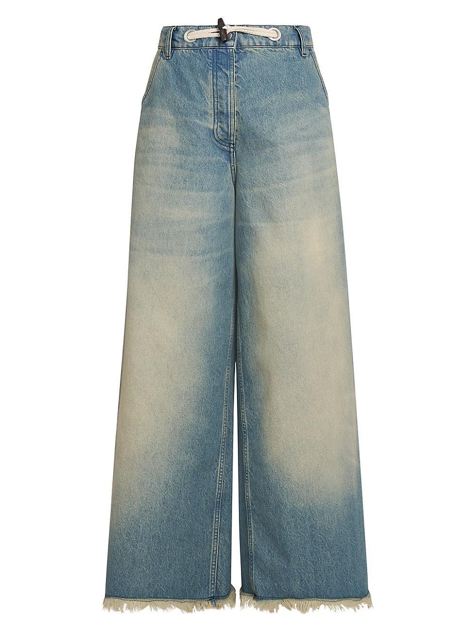 Moncler Genius x Palm Angels Wide Leg in Blue Product Image