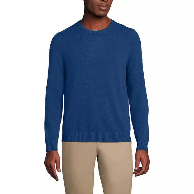 Lands End Mens Fine Gauge Cashmere Sweater Product Image