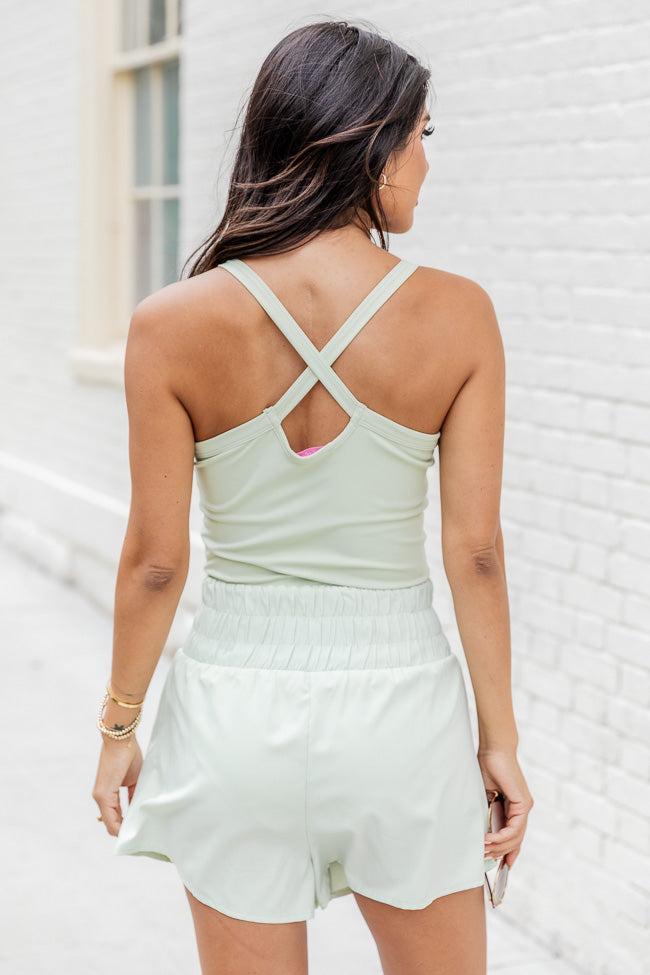 Best Shot Sage Active Romper FINAL SALE Product Image