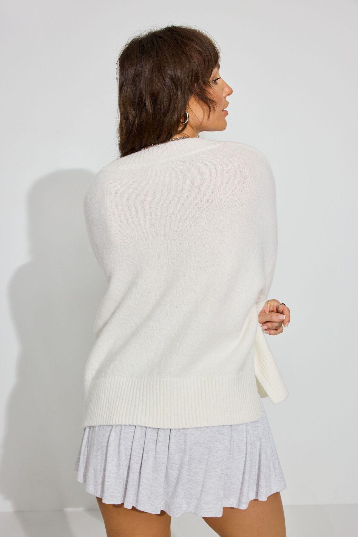 Cozy V Neck Sweater Product Image