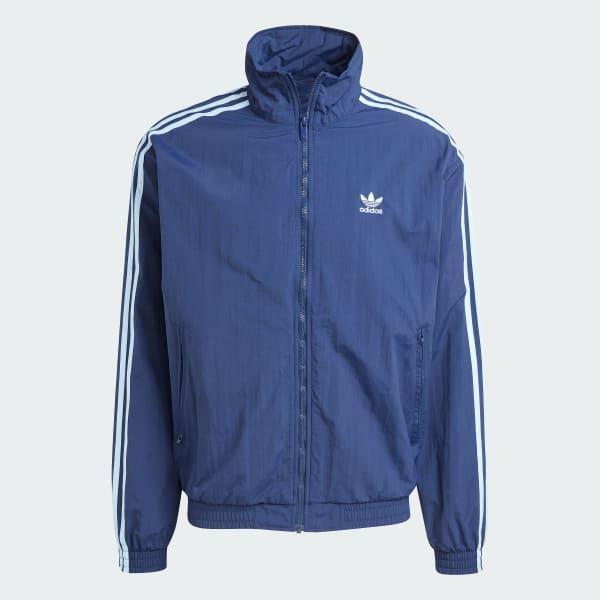 adidas Adicolor Woven Firebird Track Top Trace Brown XS Mens Product Image