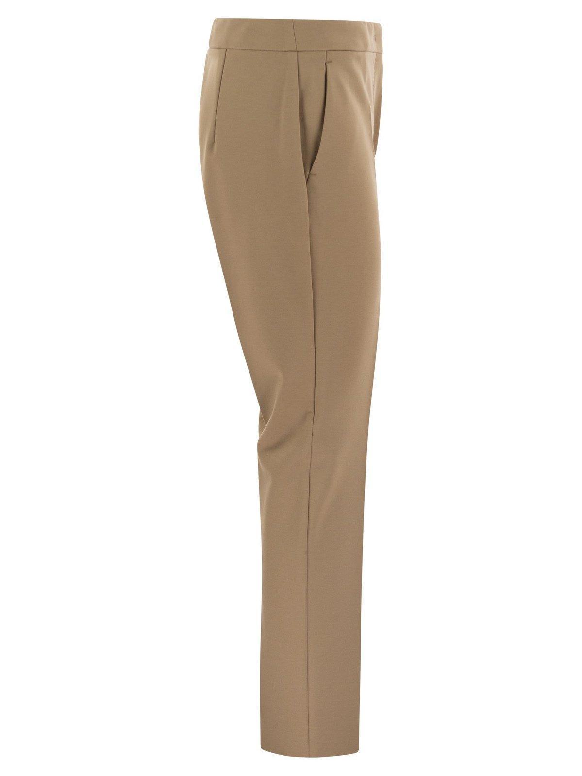 MAX MARA Pegno Slim Cut Trousers In Honey Product Image