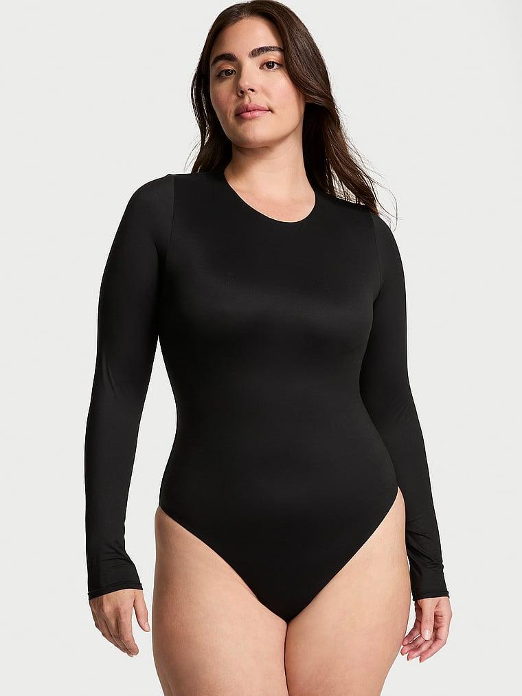 BODYWEAR by Victoria with FeatherSoft™ Innovation Long-Sleeve Bodysuit Product Image