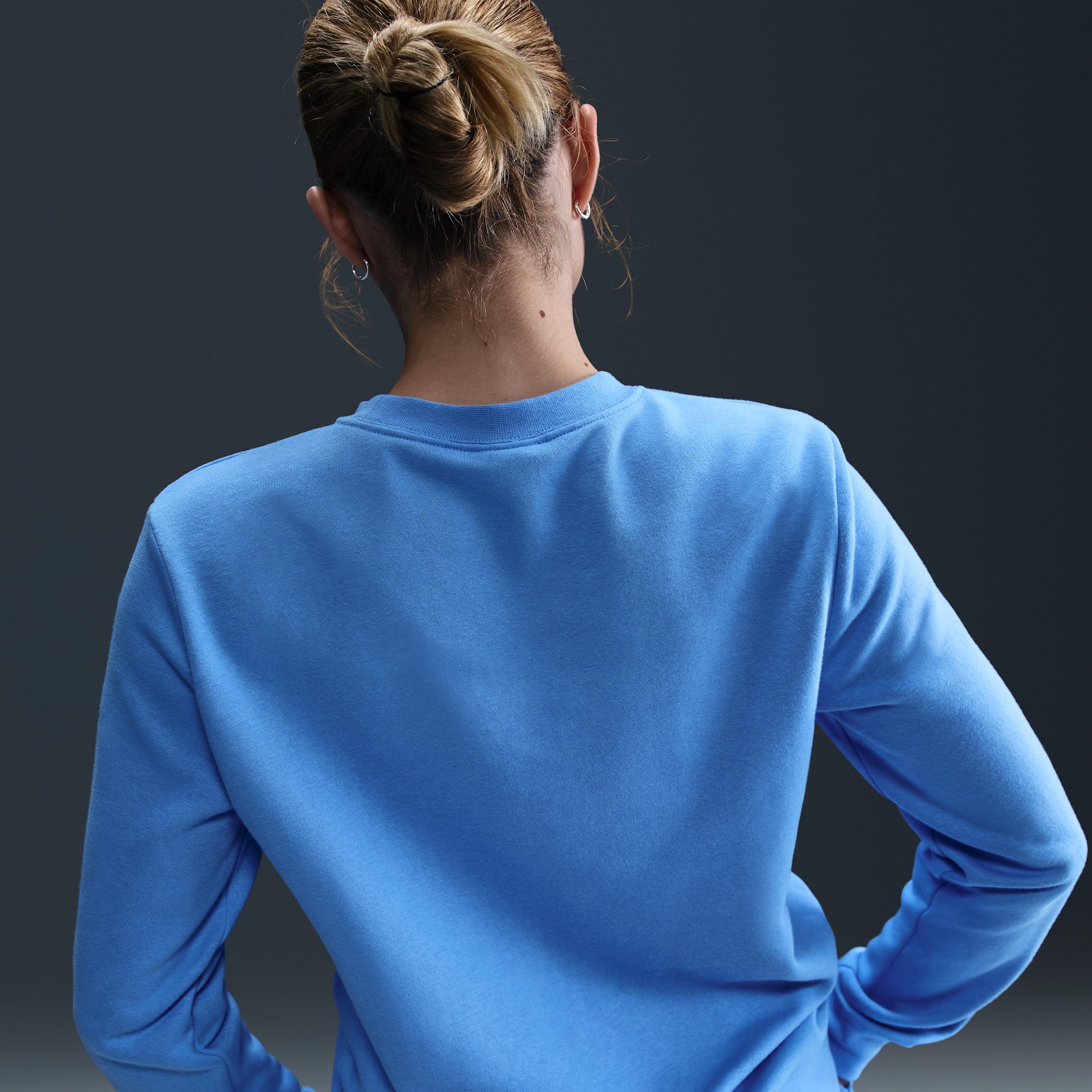 Women's Nike Sportswear Club Fleece Crew-Neck Sweatshirt Product Image