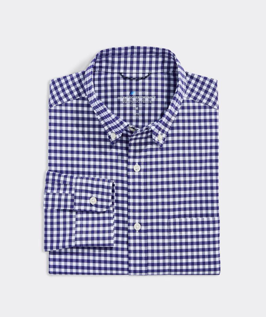 On-The-Go brrrº Gingham Shirt Product Image