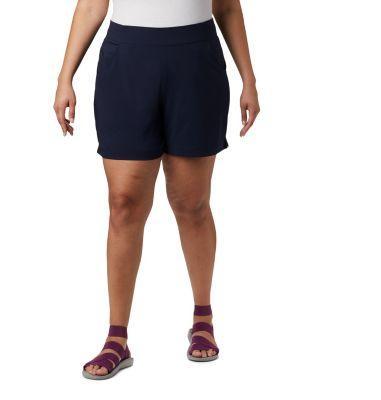 Columbia Plus Size Anytime Casual Shorts (Dark Nocturnal) Women's Shorts Product Image