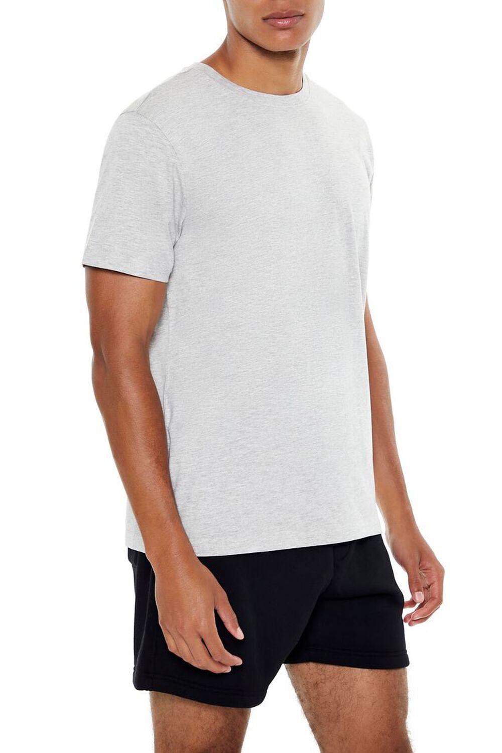 Cotton-Blend Crew Tee | Forever 21 Product Image