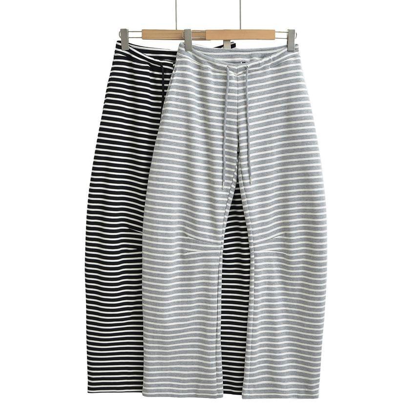 High Rise Striped Wide Leg Pants product image