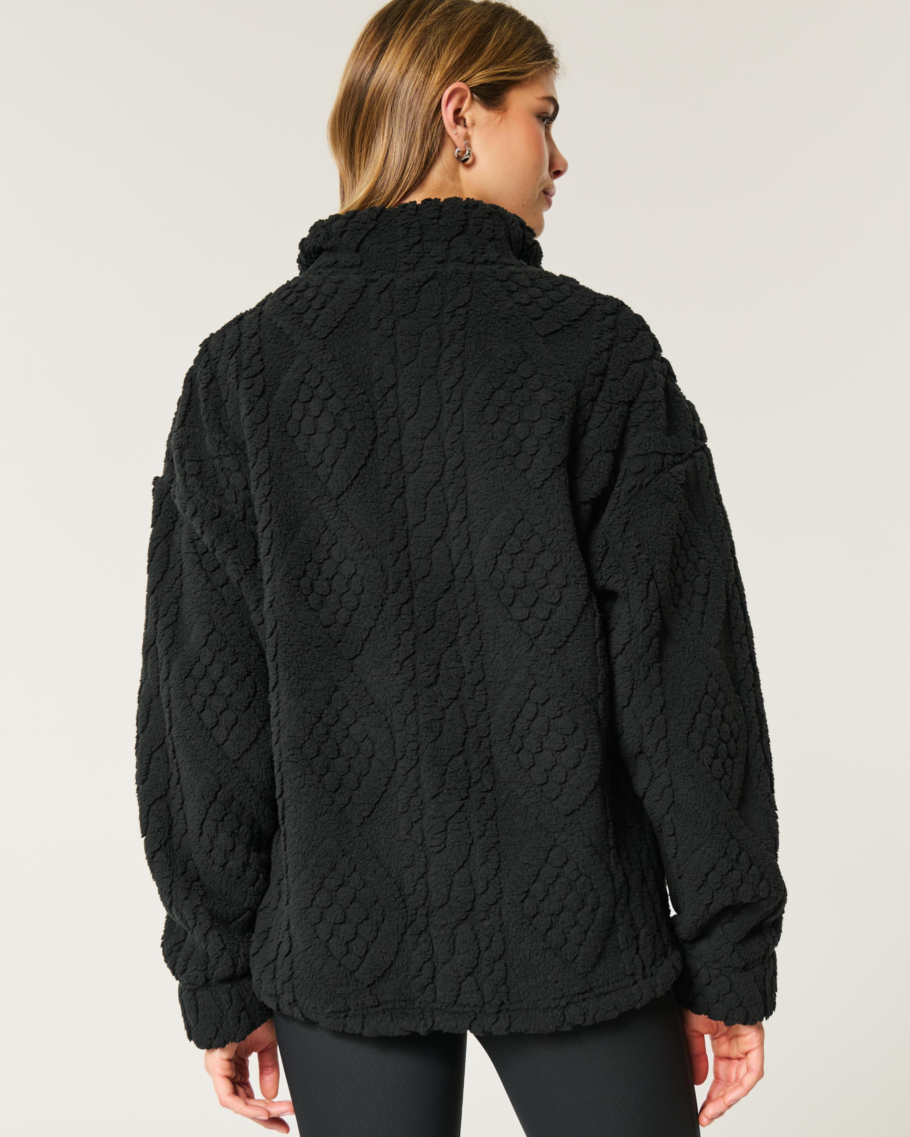 Gilly Hicks Cozy Quarter-Zip Sweatshirt Product Image