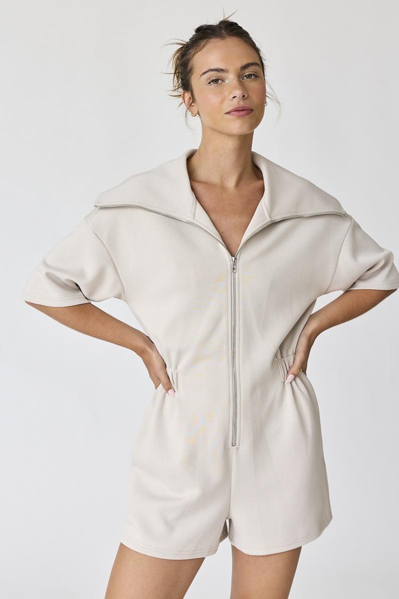 "Genesis" Front Zip Romper Product Image