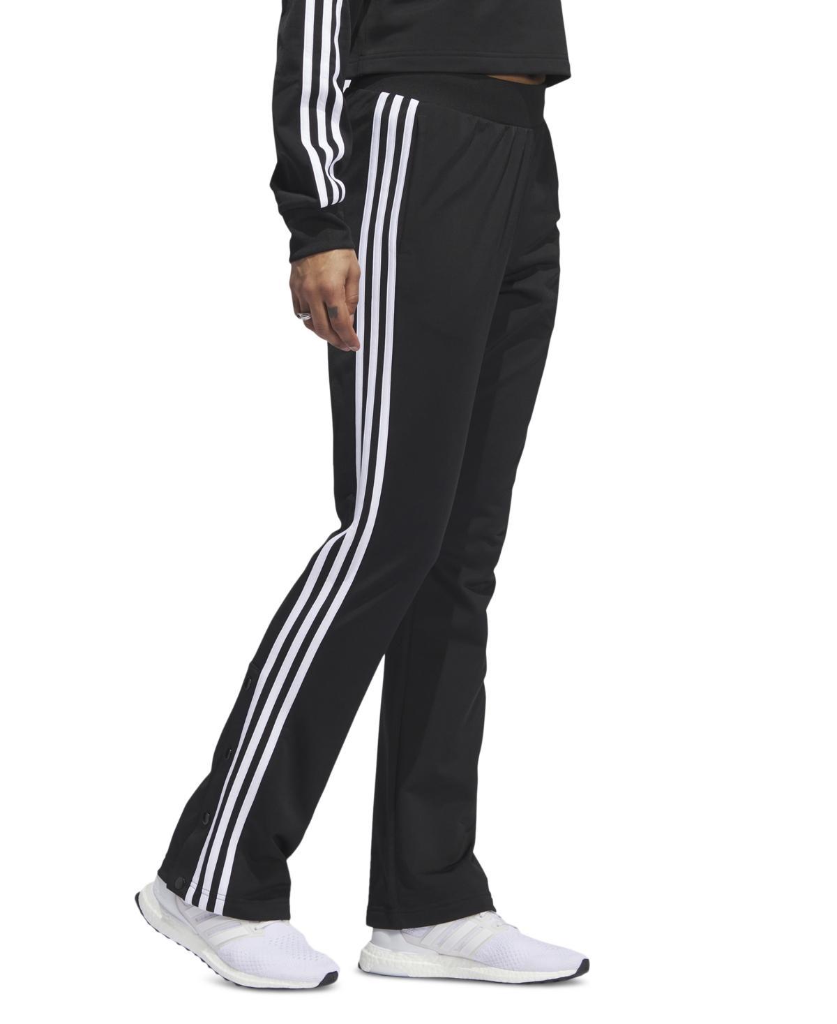 adidas Womens Quarter-Snap Tricot Open-Hem Pants product image