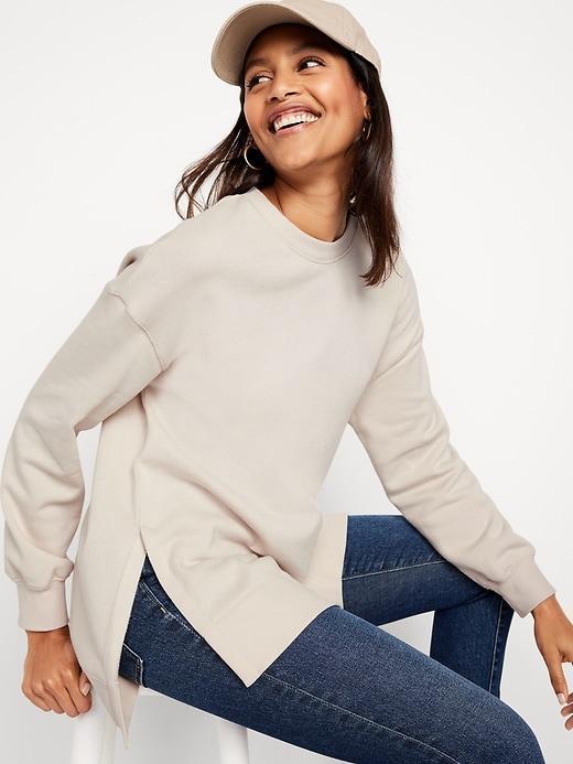 SoComfy Relaxed Tunic Sweatshirt Product Image