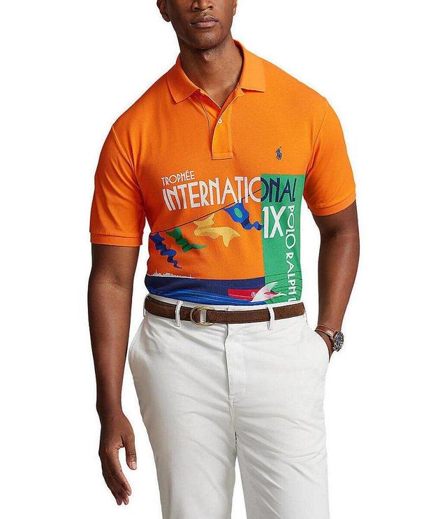 Polo Ralph Lauren Big & Tall Classic-Fit Graphic Short Sleeve Mesh Polo Shirt Product Image