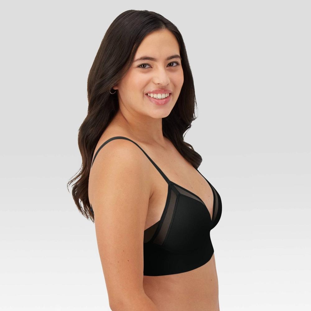 Maidenform M Women's Mesh Trim Triangle Bralette MBT105 Product Image