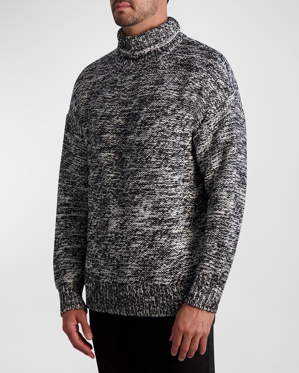 Mens Oversized Marled Sweater Product Image