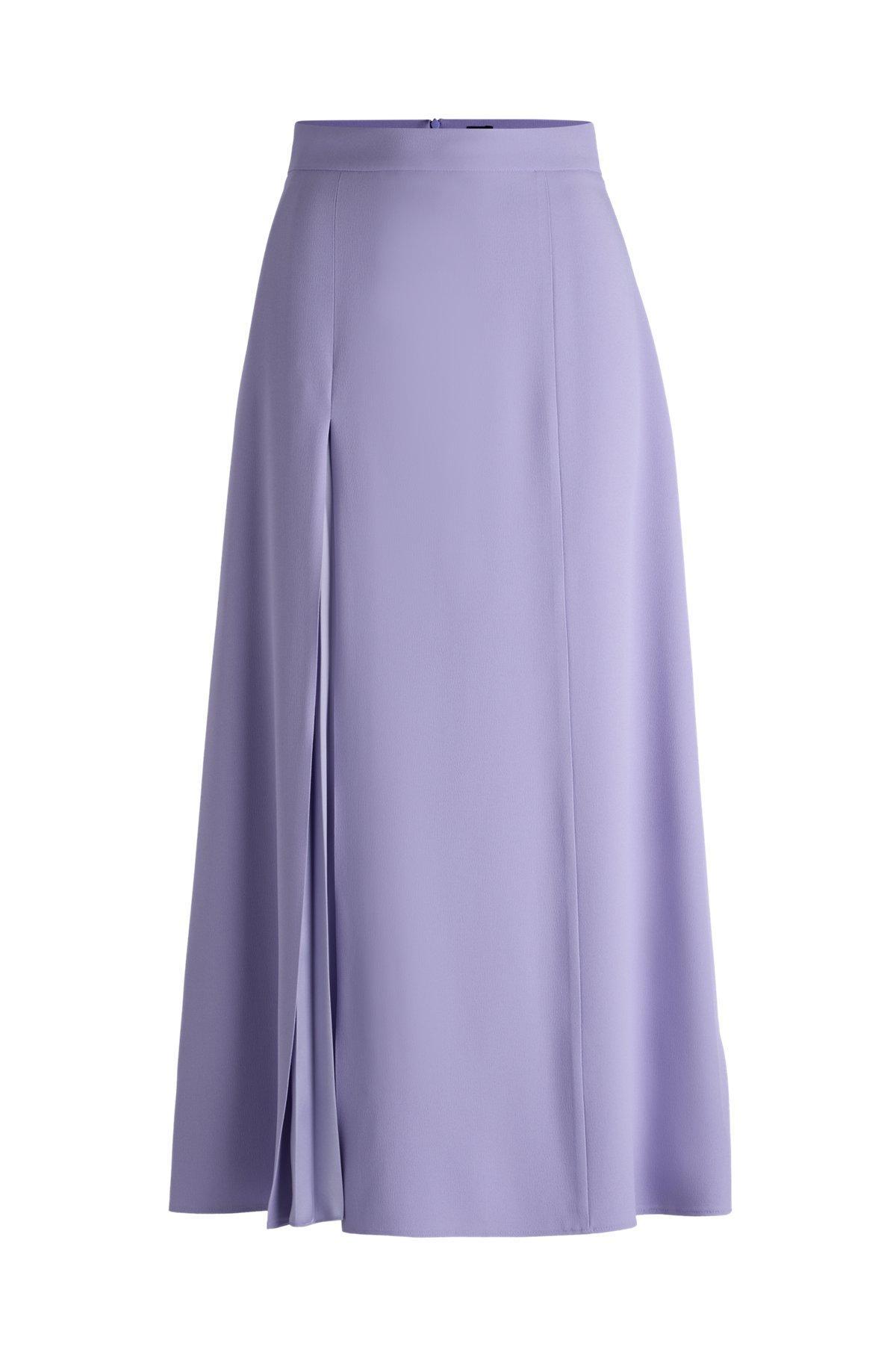 Maxi skirt with plissé detail Product Image