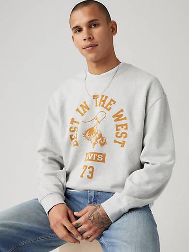 Relaxed Graphic Crewneck Sweatshirt Product Image