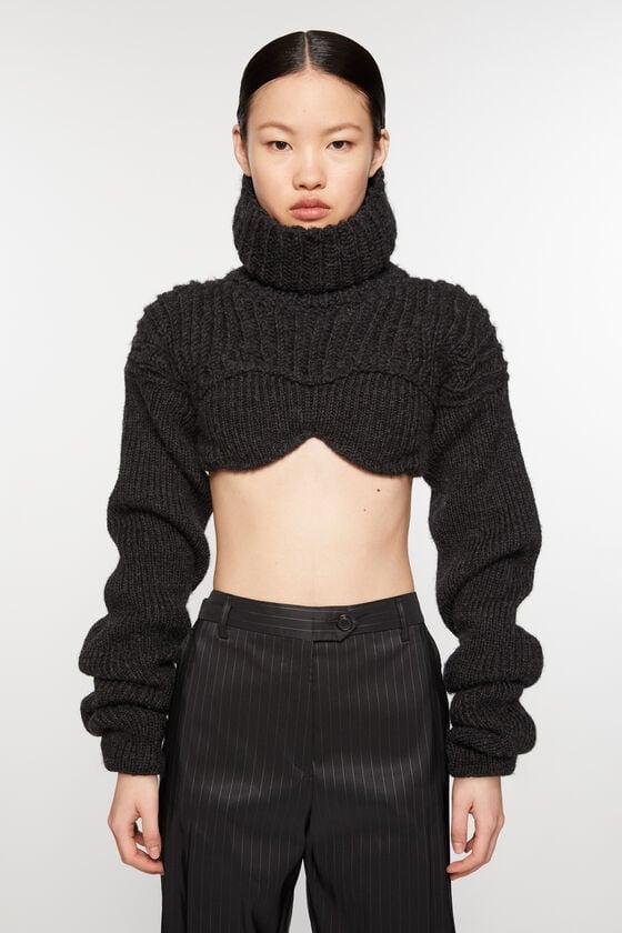 Cropped high neck knit product image