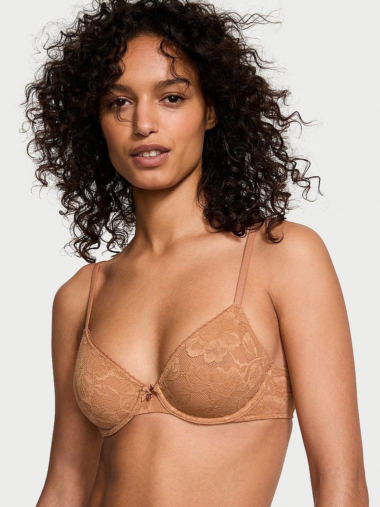 Invisible Lift Unlined Lace Demi Bra Product Image