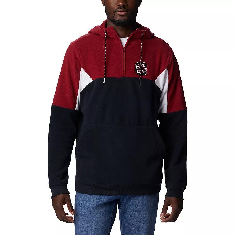 Mens Columbia Black South Carolina Gamecocks Lodge Quarter-Zip Hoodie Product Image