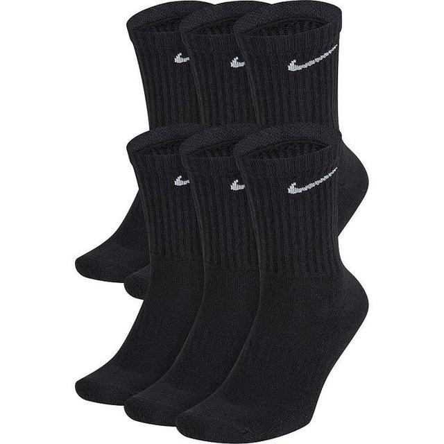 Mens Nike 6-Pack Everyday Cushioned Crew Training Socks Product Image