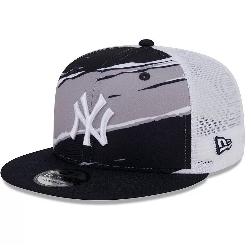 Mens New Era New York Yankees Tear Trucker 9FIFTY Snapback Hat, Blue Product Image