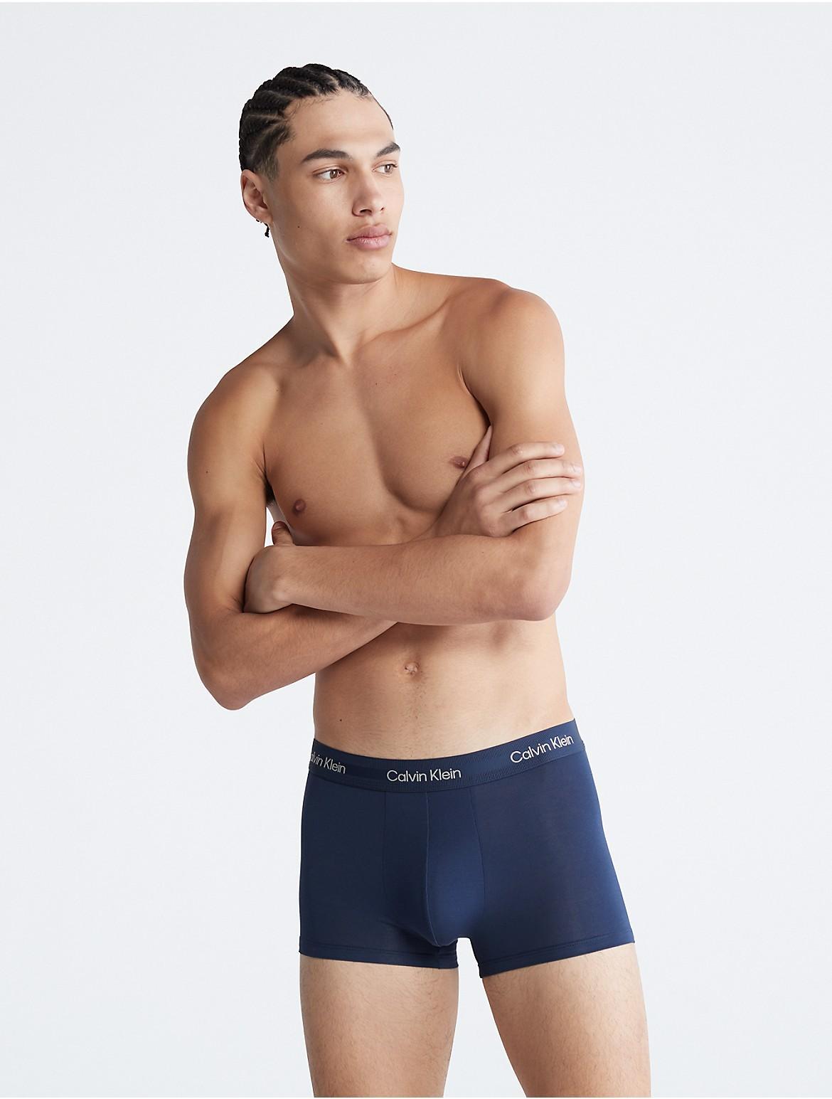 Calvin Klein Underwear Eco Pure Modal Trunks Shadow) Men's Underwear Product Image