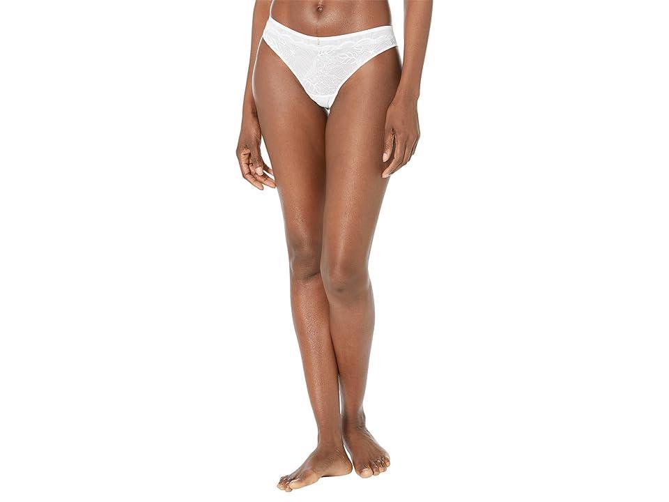 Chantelle Midnight Flowers Tanga (White) Women's Underwear Product Image