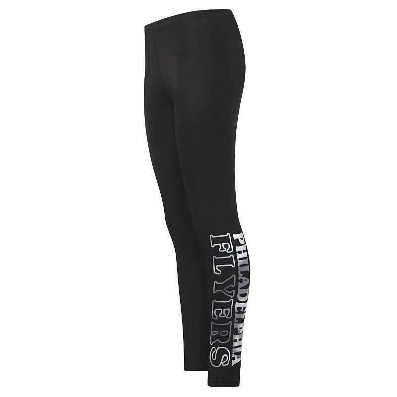 Womens G-III Sports by Carl Banks Black Philadelphia Flyers Stadium Leggings Product Image