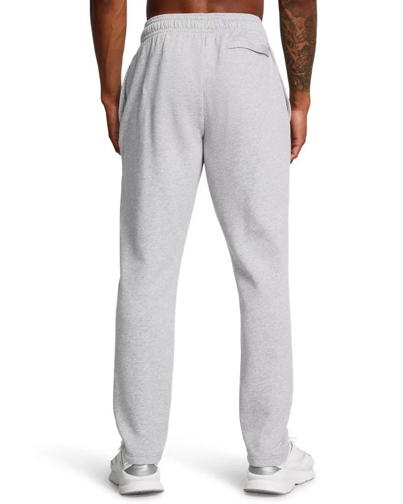 Men's UA Rival Fleece Collegiate Open Bottom Pants Product Image