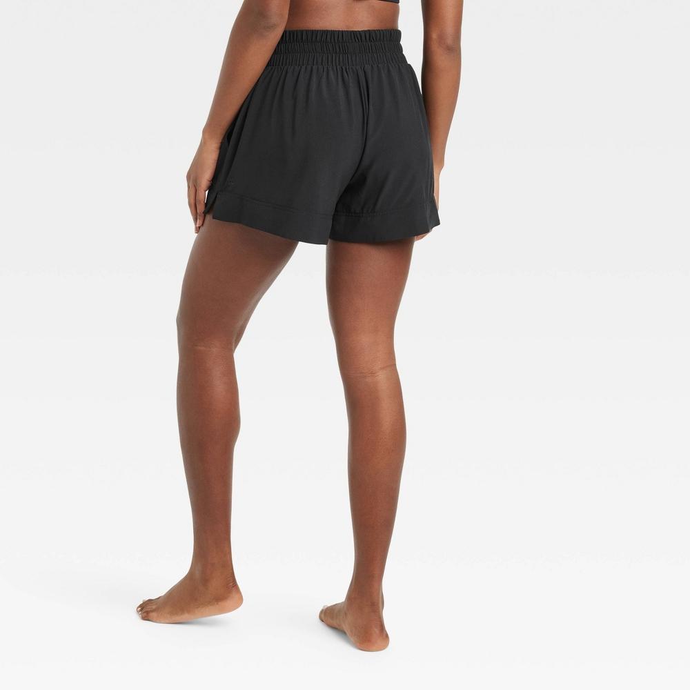 Womens Active Light Mid-Rise Shorts 4 - All In Motion Black Product Image