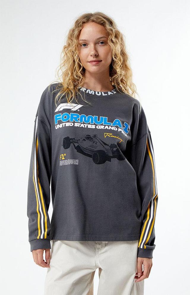 F1 Women's x PacSun Grand Prix Racing Long Sleeve Oversized T-Shirt Product Image