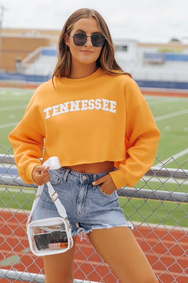 Tennessee Orange Cropped Sweatshirt Product Image