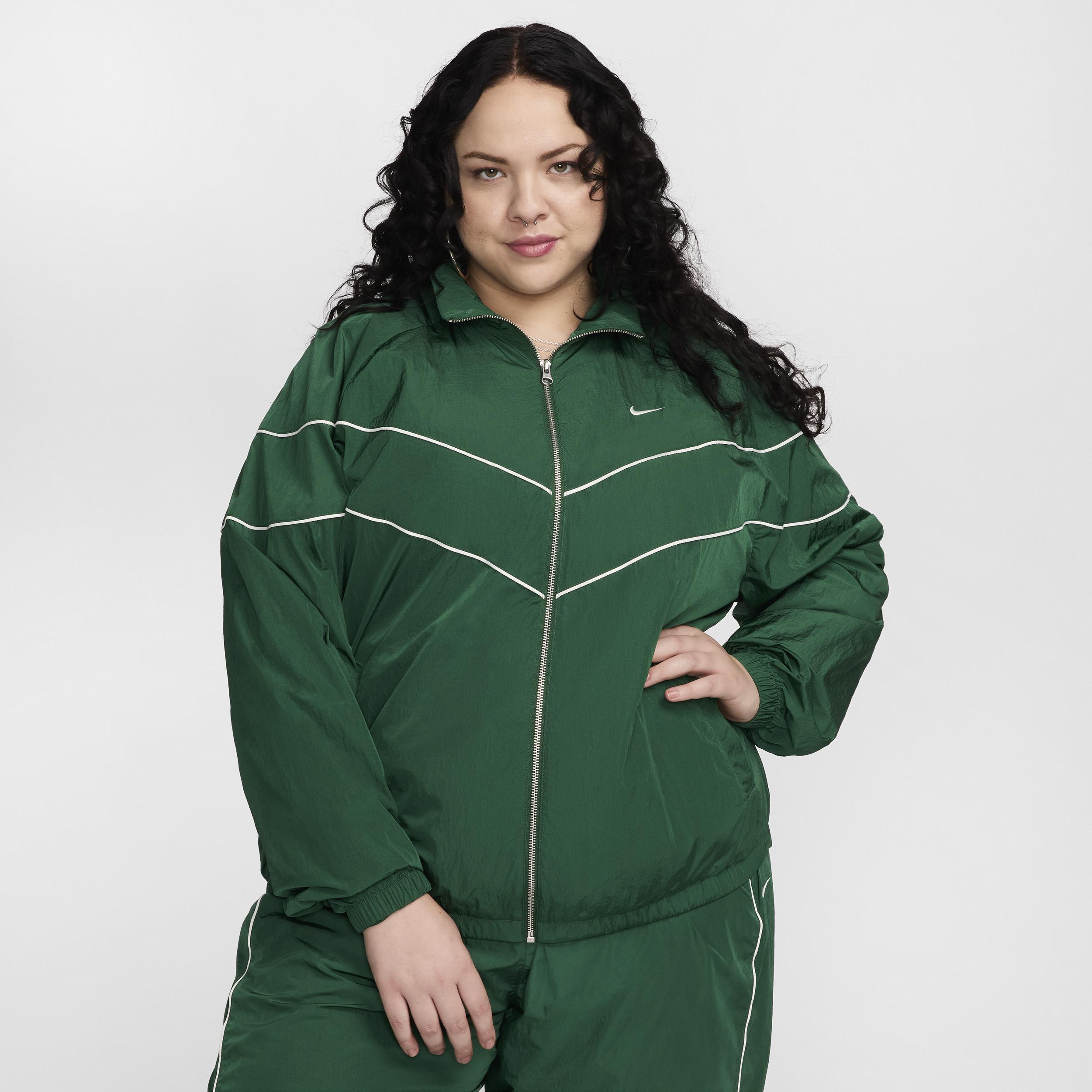 Nike Womens Windrunner Loose UV Woven Full-Zip Jacket (Plus Size) Product Image