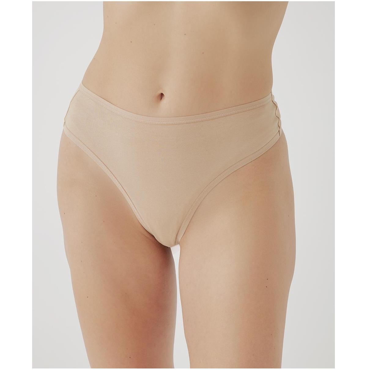 Pact Womens Organic Cotton Everyday High Rise Thong 6-Pack Product Image