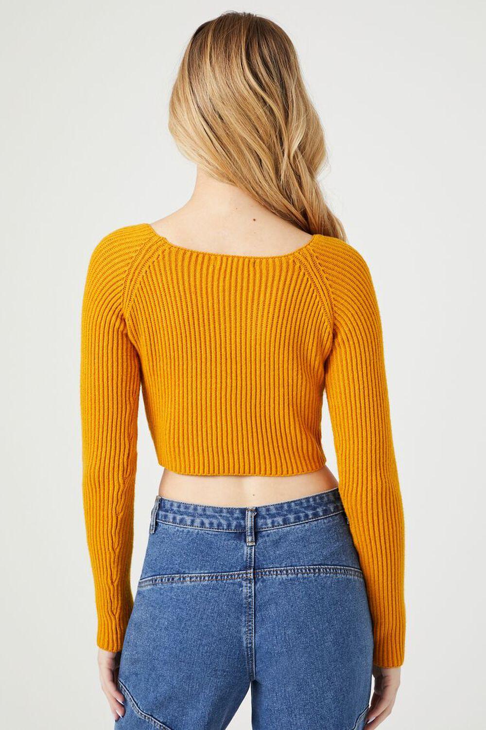 Cropped Rib-Knit Sweater | Forever 21 Product Image